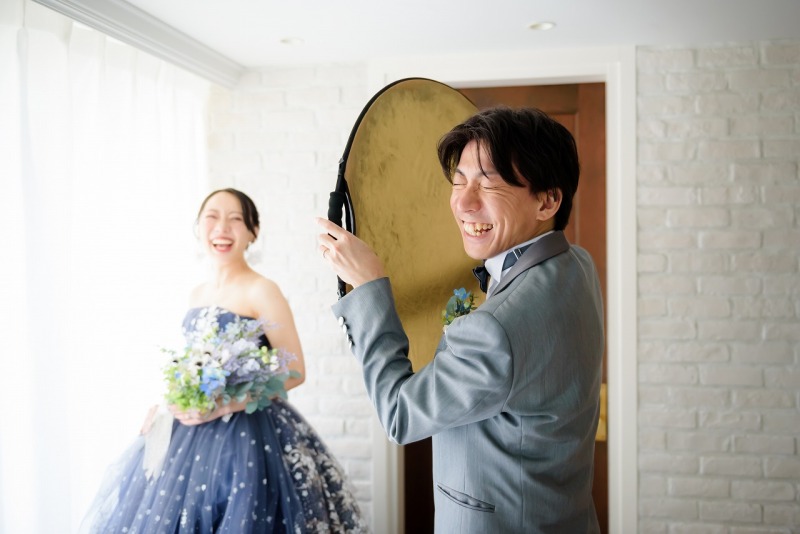 カラードレスでも撮影