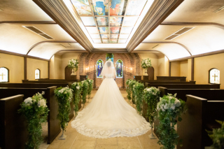 両家ゲストから結婚式も模しての写真撮影ができたことが大変喜ばれておりました。