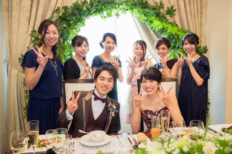 緑の輪がすてきな高砂！