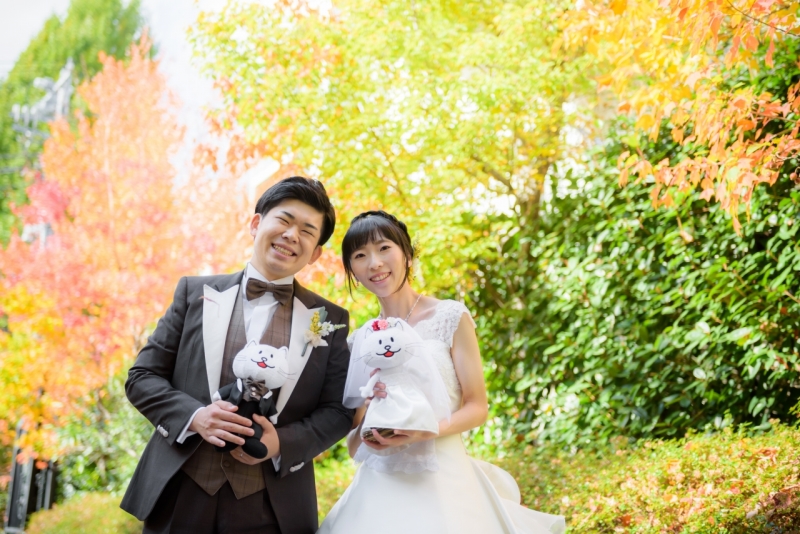 お庭のきれいなチャペル