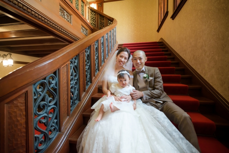 お子様と一緒にフォトウエディング