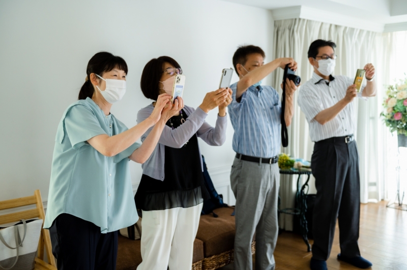 ご見学者さまも撮影OK