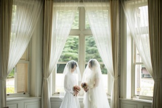 【旧古河邸】ドレス×ドレスでの撮影