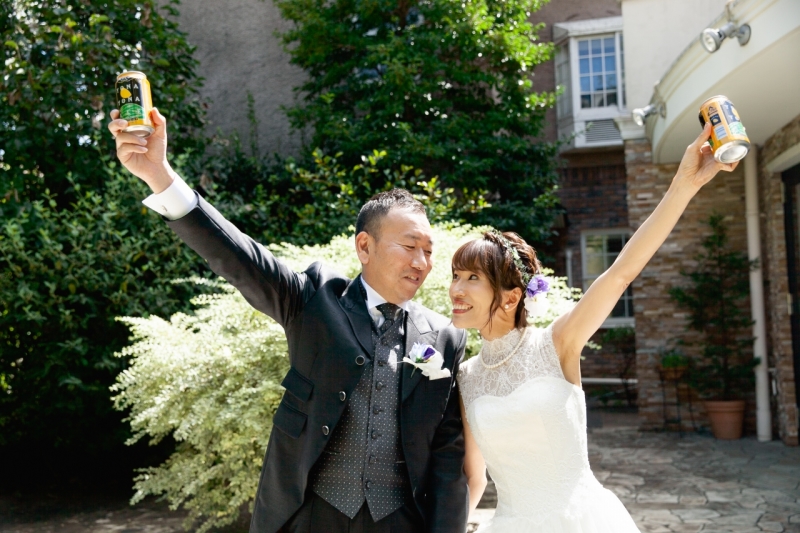 大好きなビールでカンパーイ！