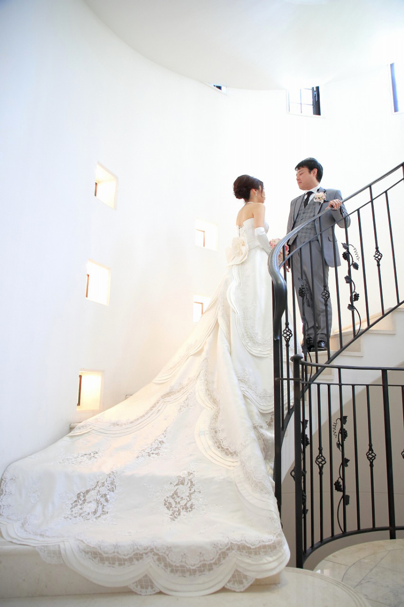 螺旋階段を利用してトレーン撮影!