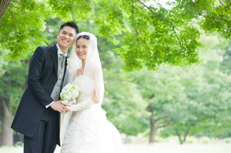 青々とした緑に包まれて