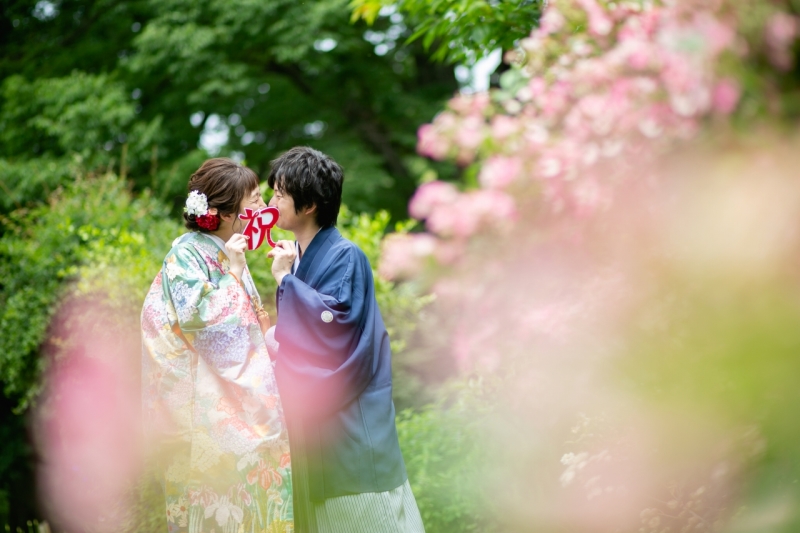 結婚式はまだ先が見えないですが形に残る物を新婚感溢れる時期に撮影できてよかった！