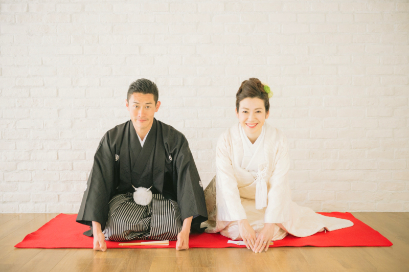 定番のお座りショットも！