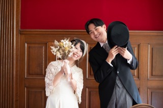 ヴィンテージドレスで洋館ウエディングフォト