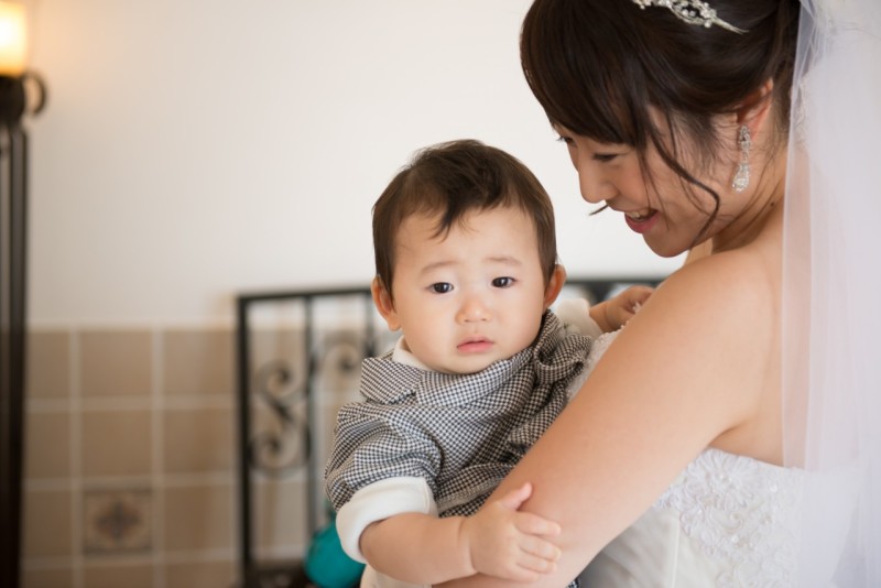 お子さんと一緒に撮影！！