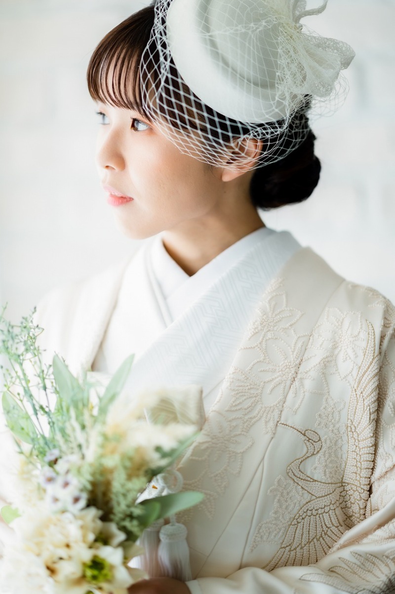 お持ち込みのブーケとも相性ばっちり