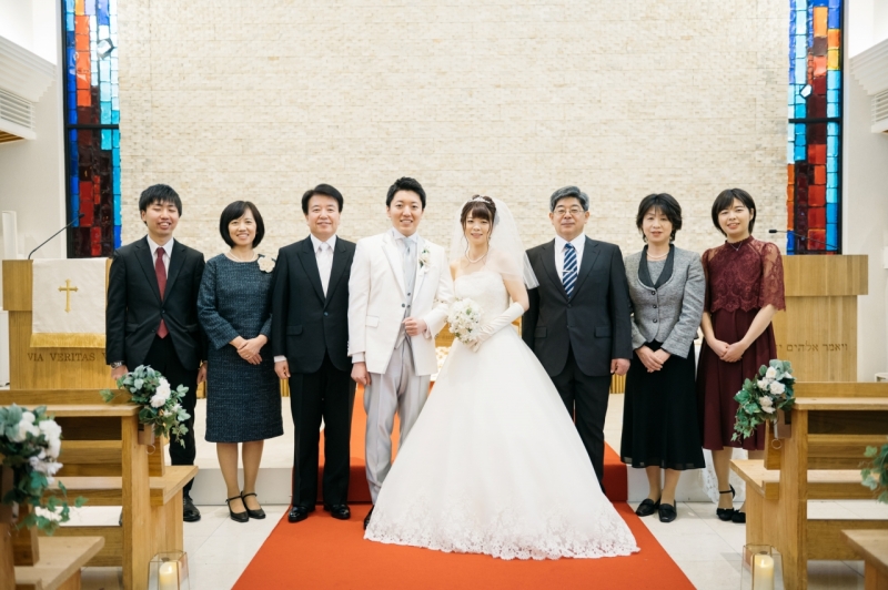 ご家族みんなでフォトウエディング