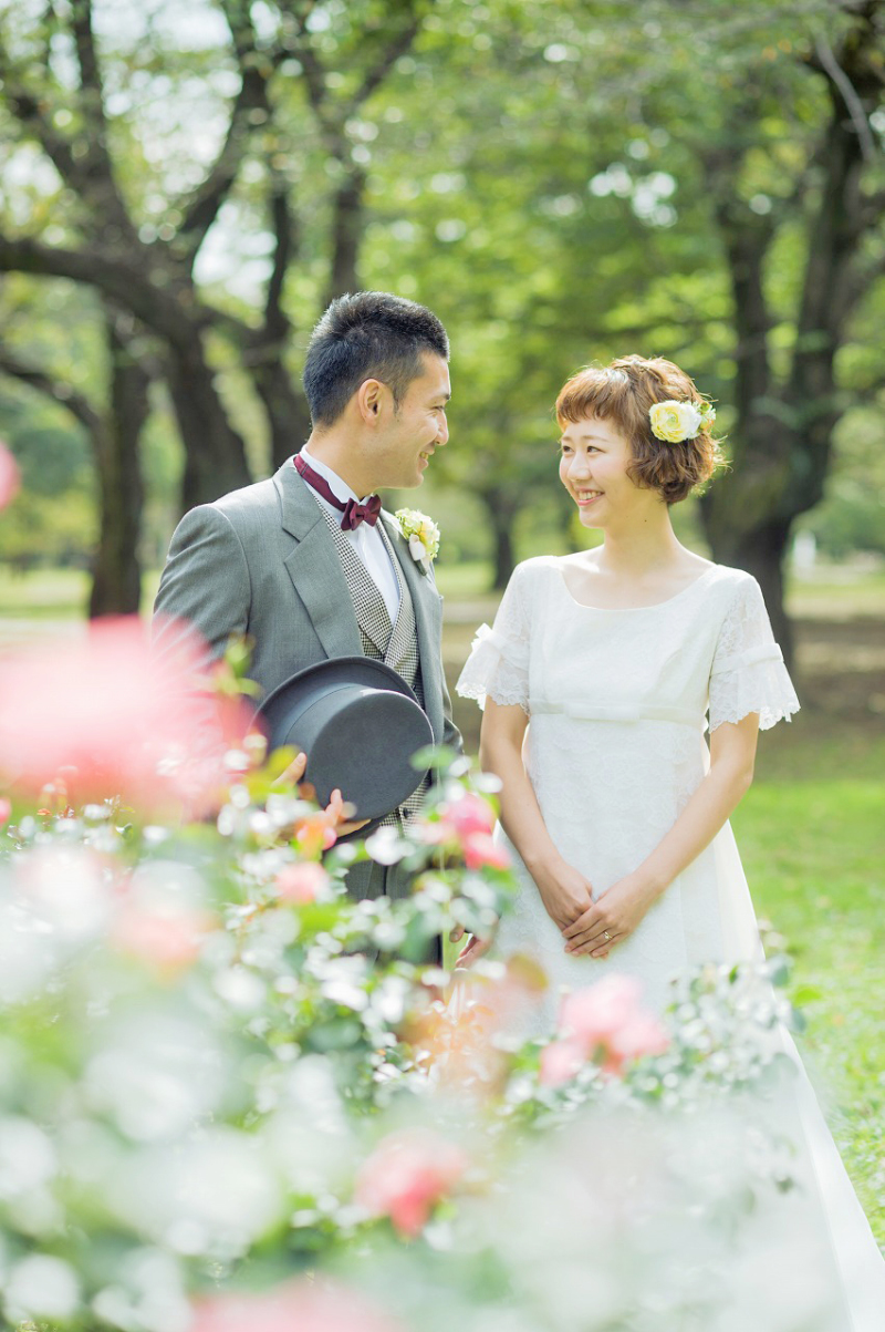 ご新郎様もオシャレに。