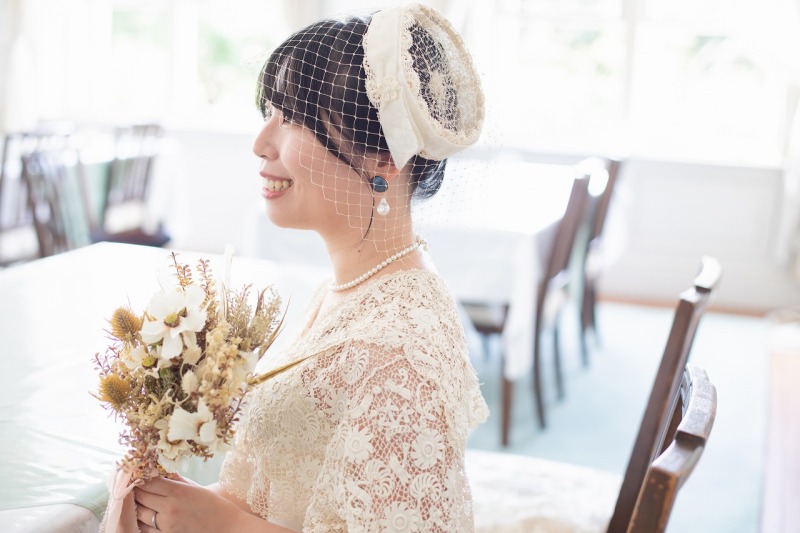 トーク帽もお似合いです