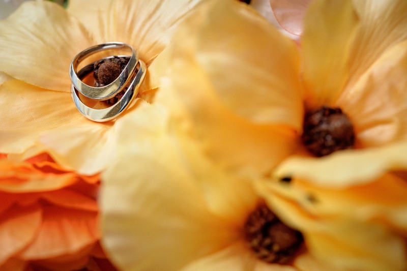 指輪も素敵に撮影