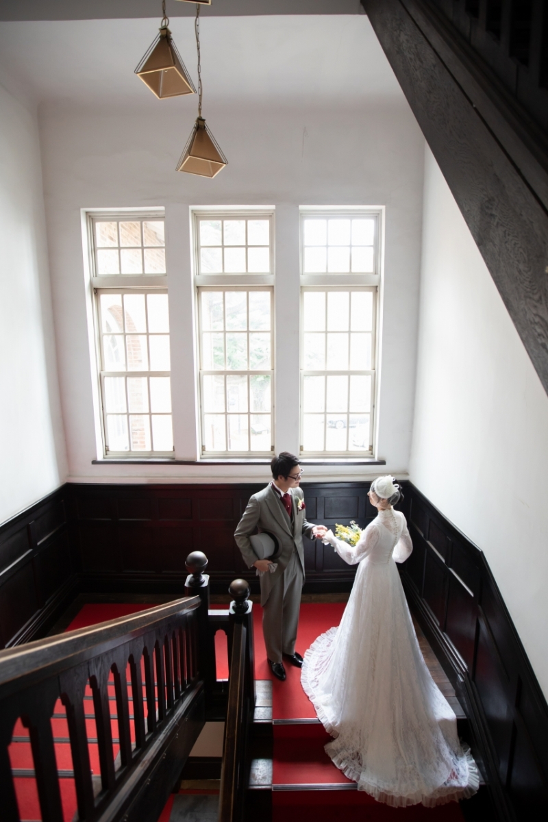 赤いじゅうたんが素敵な大階段