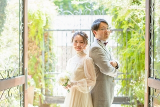 結婚式風に、ひととおり写真撮影していただけて、両親も満足そうでした。 