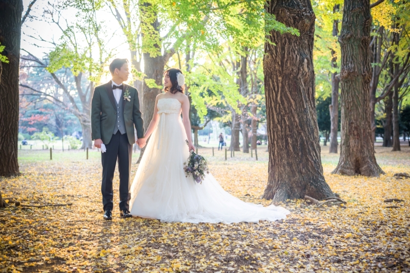 森の中のウエディング