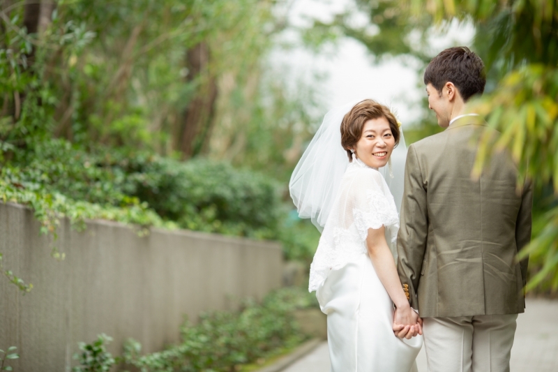 振り返りショットはしっとりと