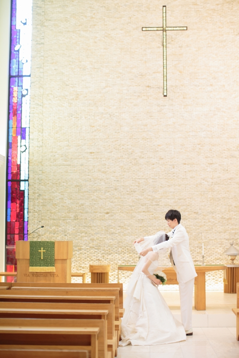 ベールアップシーン