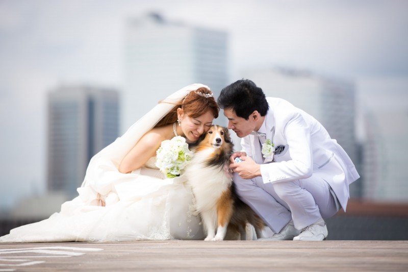 カメラマンさんも素敵で楽しくてあっという間に時間が過ぎてしまいました（洋装ロケ）