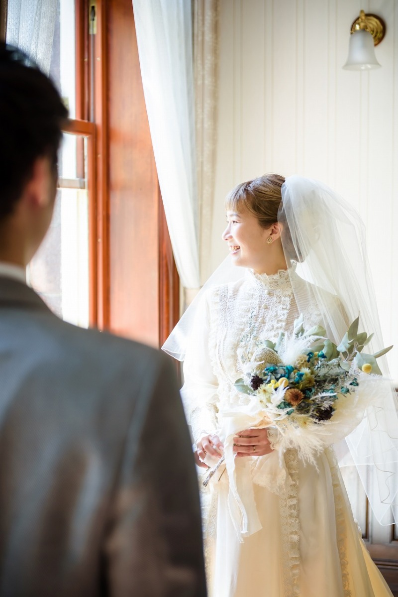 横顔の美しい花嫁様