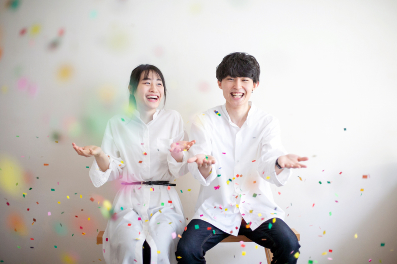 紙吹雪キラキラ