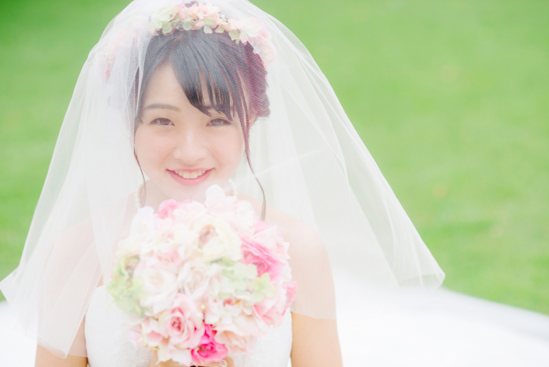 かわいい花嫁様にドキリ