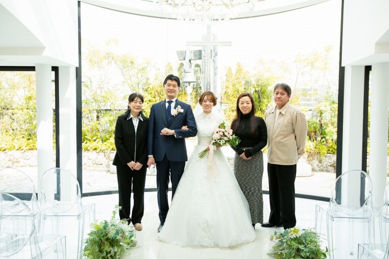 ご家族様との記念撮影も