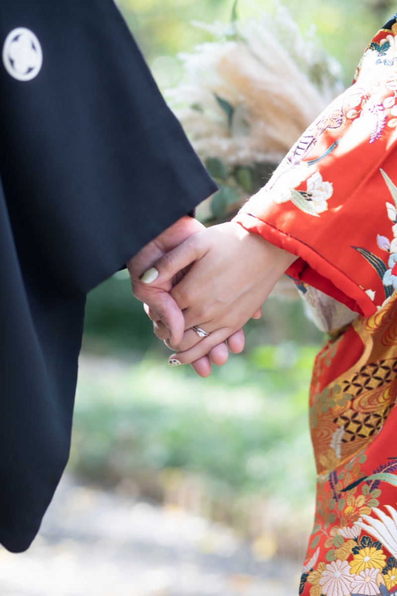 手つなぎショット