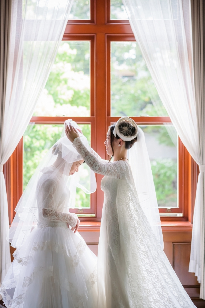 ベールアップシーン