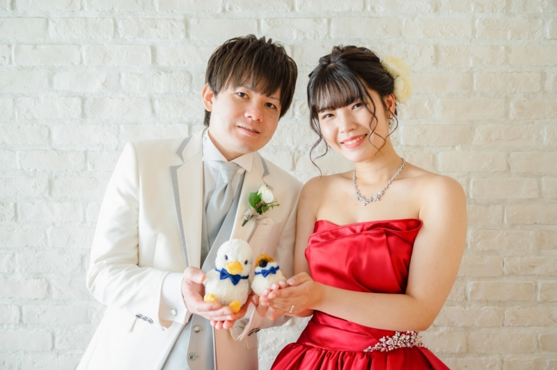 ぬいぐるみと一緒に