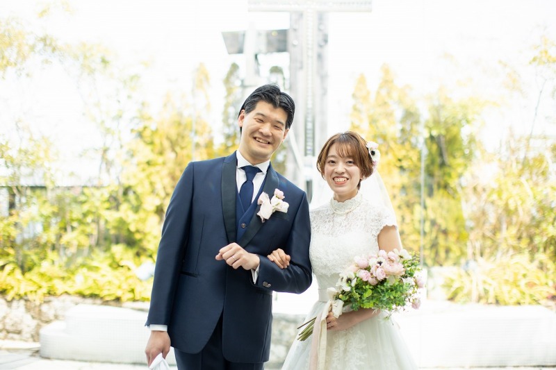 袖ありのウエディングドレス