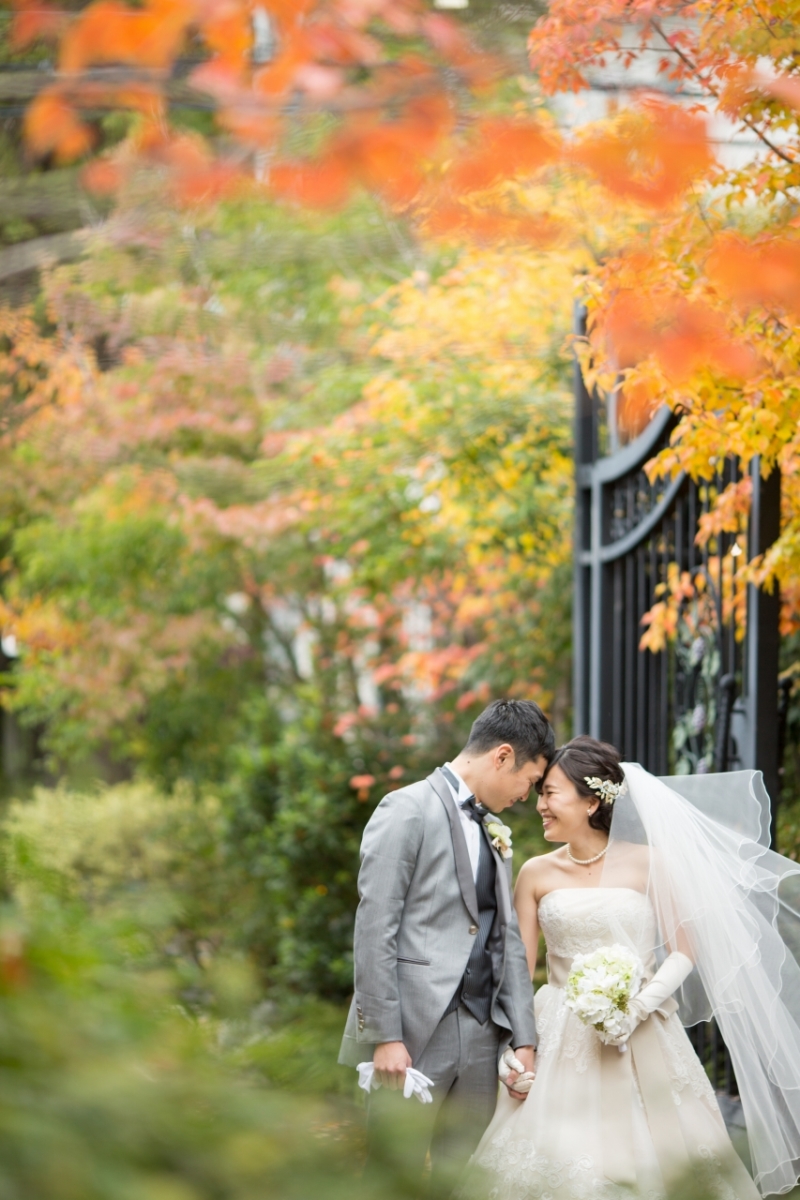 チャペルに隣接のお庭で