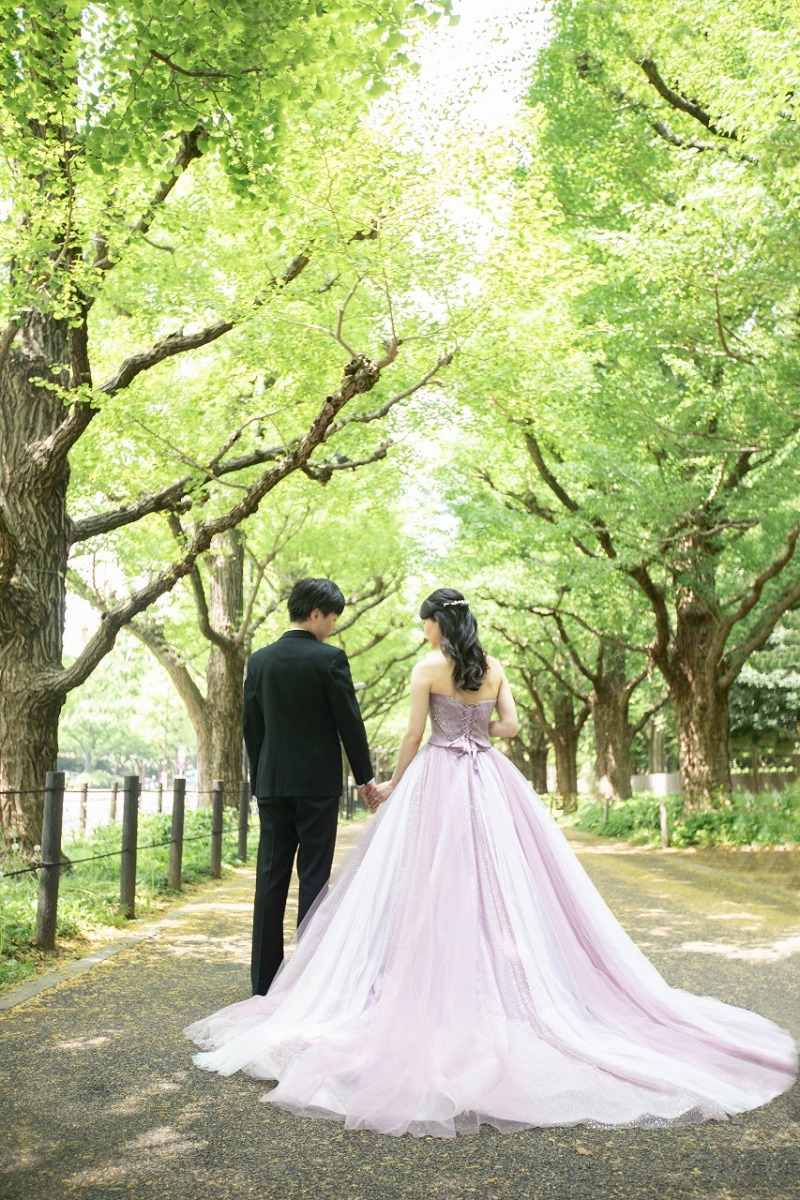 新緑あふれるお外でも