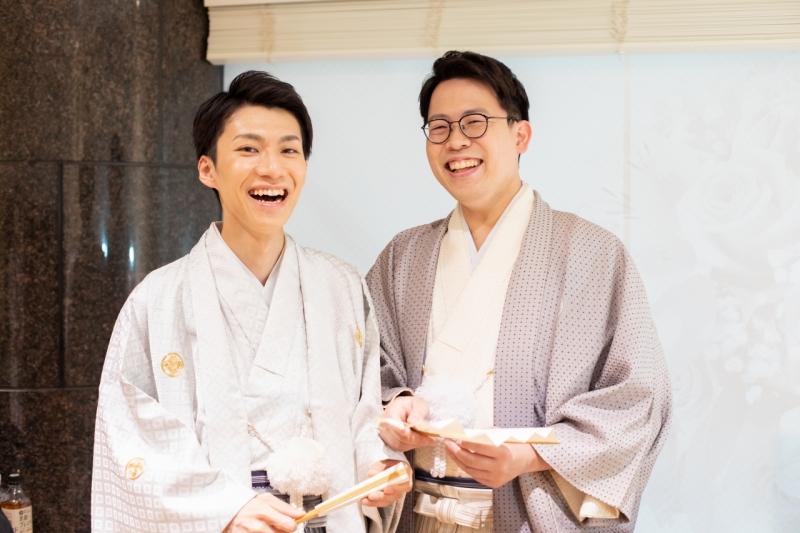 まずは和装から撮影！