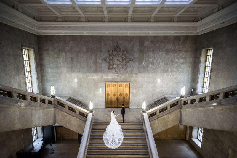 国立博物館で撮影