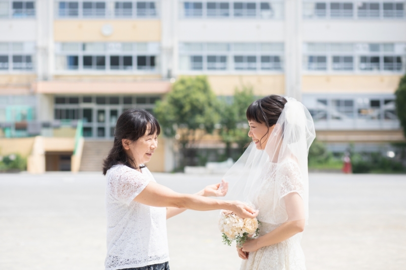 お母様のベールダウン