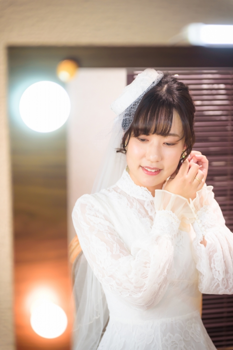 ヘアメイクシーンもしっかり撮影