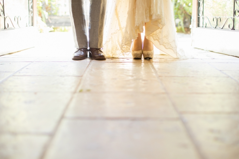 最後は足元カットで。