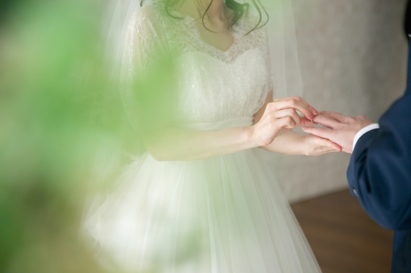 指輪交換シーン