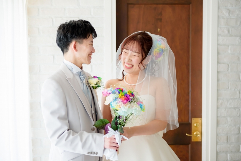 ウエディングドレスにチェンジ!