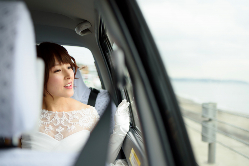 おふたり思い出の江の島でウエディングフォト！