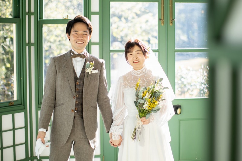 旧古河邸でフォトウエディング