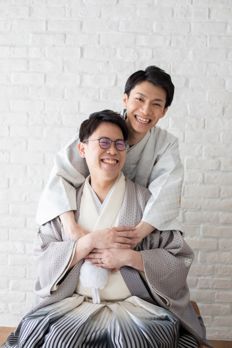 素敵な笑顔のお二人にこちらまでニコニコ