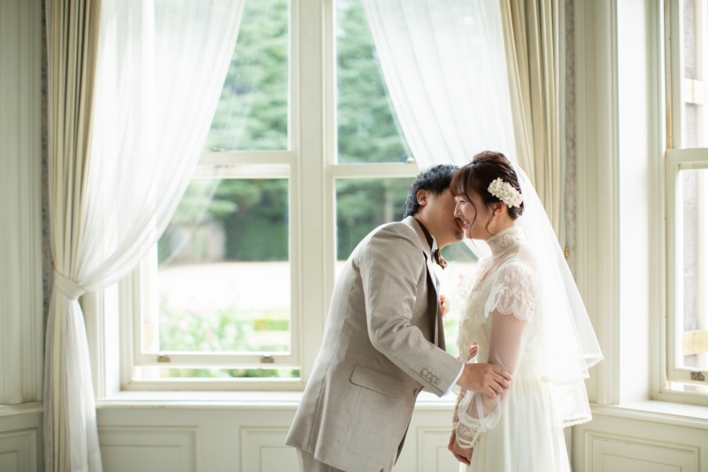 ほっぺにちゅ、のキスシーン