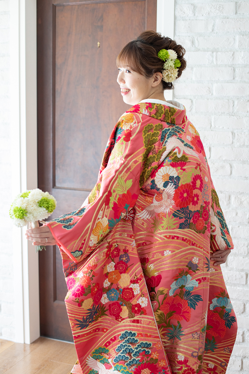 色打掛にチェンジ！