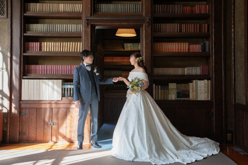 【旧細川侯爵邸】ウエディングドレス