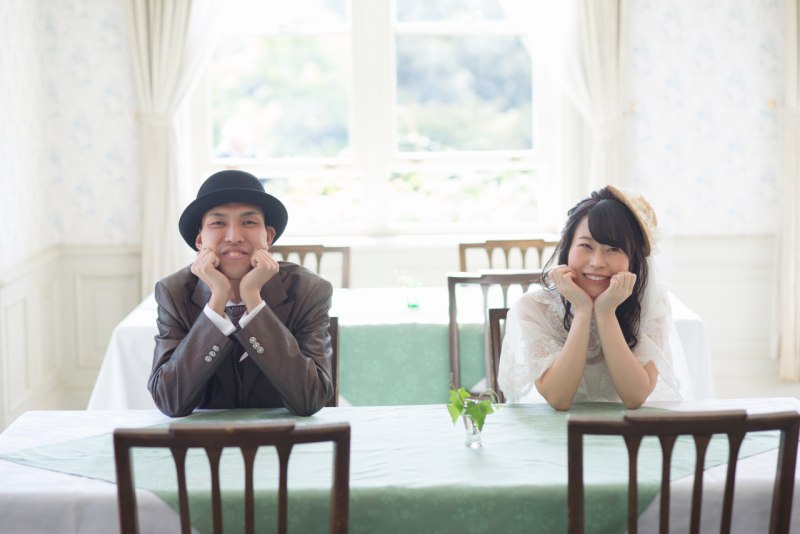 お揃いのポーズも素敵