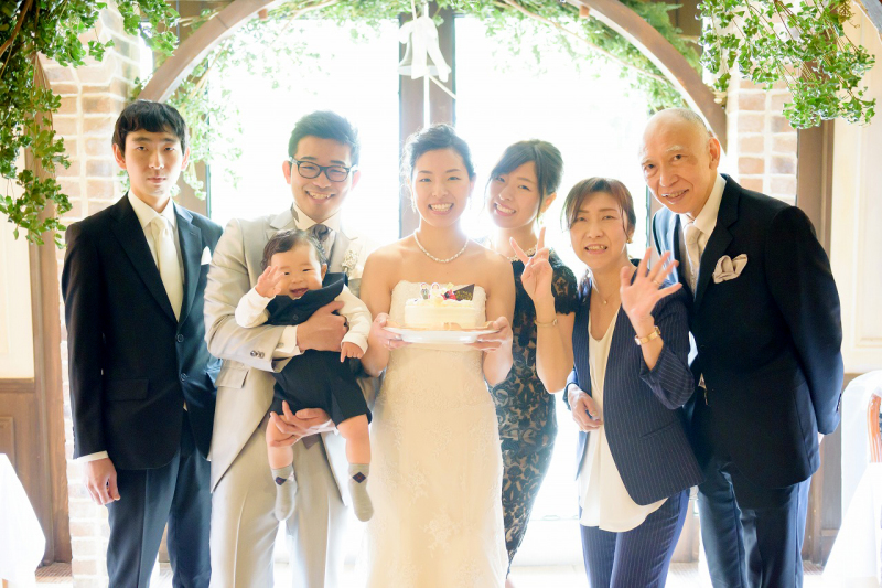 本当の結婚式の様な流れを行うことができ、私も、親もとても満足でした！